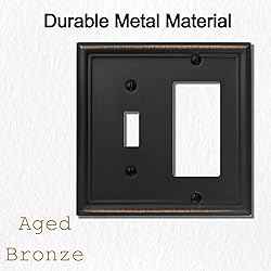 OKAWYC Toggle/Decorator Light Switch Cover Luca