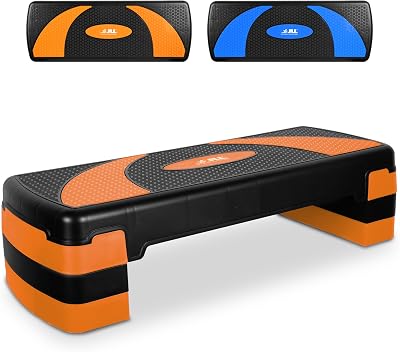 JLL Fitness Large Aerobic Step Platform 81x31x20cm 3 Adjustable Heights