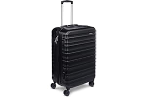 �鶹�� Basics 26-Inch Hardside Checked Luggage, Hardshell Suitcase With Wheels, Expandable For Up to 15% More Space, With Scr