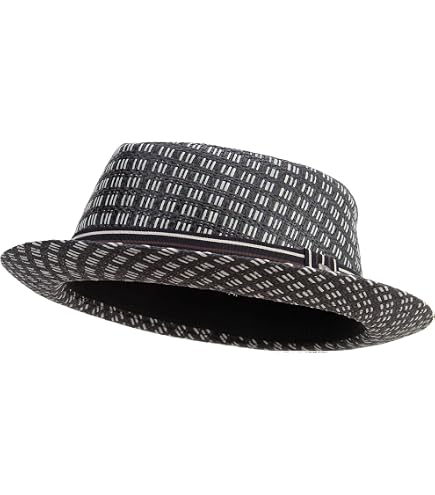 Belfry Men Women Summer Straw Porkpie Vented Trilby Fedora 