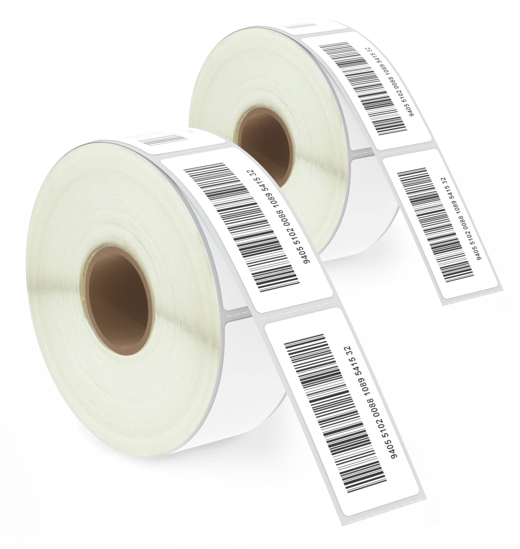BETCKEY - 25mm x 51mm(1 in x 2 in) FBA Barcode & Address Thermal Labels, 750 Perforated Labels per Roll Compatible with Zebra & More Printers [2 Roll/1500 Labels]