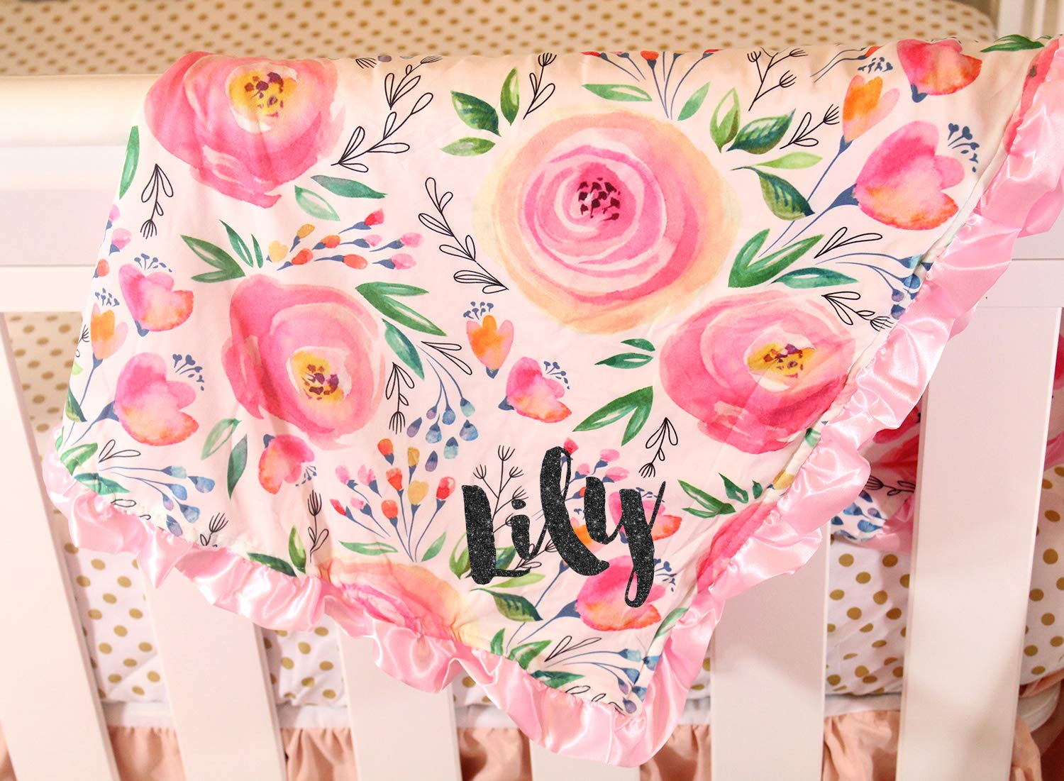 custom embroidered baby blankets