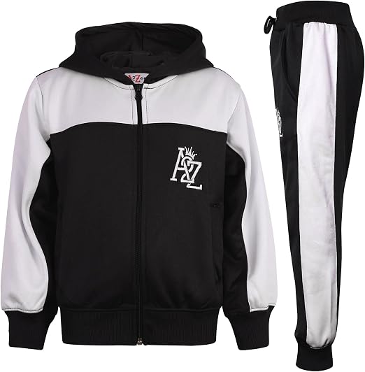 Sweat à Capuche Enfant A2Z 4 Kids - Zippé Plain Mixte | Tailles 5-13 Ans Multi-Couleurs