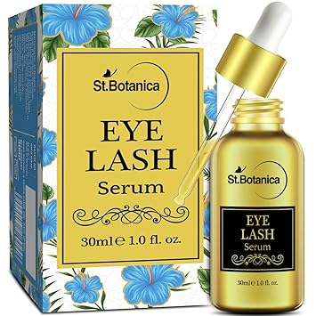 StBotanica Eyelash Growth Serum - 30ml (With Castor Oil, 100% Pure and Natural Oils)