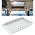 KUAFU 24" x 15.8" RV Skylight Inner Dome Cover – Fit for 22" x 14" Opening, Shatterproof ABS Plastic, Clear Window for Bright & Warm RV/Camper – Easy Screw Installation