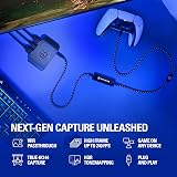 Elgato 4K X External Capture Card & Chat Link Pro Audio Adapter PS5 PS4 Switch view 2