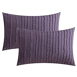 JELLYMONI Pillowcases King Size Purple 2 Pack Boho