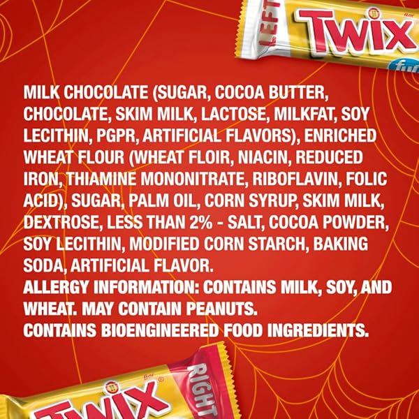 TWIX FUN SIZE CARAMEL COOKIE HALLOWEEN CHOCOLATE BARS, 10.83 OZ BAG