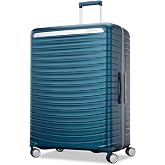 Framelock Max 29" Large Checked Hardshell Zipperless Luggage - Highly Secure Integrated Eazylock&trade; Mechanism - RightHeight&trade; Adjustable Handle - 360&deg; Spinner Wheels - Airline Approved - Emerald Teal