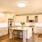 Lepro 24W LED Ceiling Light IP54 Warm White 3000K 2400lm Flush Mount Ø28cm view 3