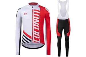 Coconut Ropamo Cycling Wear Suit Men's Cycling Jersey Long Sleeve Bike Clothing/Shirt - Cycling Bib Leggings/Tights Pad