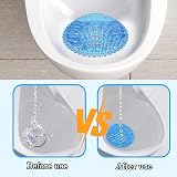 DALAETUS Urinal Mats Screen Deodorizer 15 Count Scented Splash Free 3 Scents view 6
