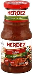 HERDEZ Salsa Casera, Mild, 16 oz Jar – Classic Homestyle Mexican Salsa for Everyday Use