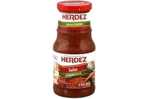 HERDEZ Salsa Casera, Mild, 16 oz Jar – Classic Homestyle Mexican Salsa for Everyday Use