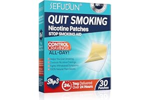 NIFEISHI Nicotine Patches to Quit Smoking Step 3, 7mg - Stop Smoking Aids Patches, Stop Smoking Aids That Work with 2 Weeks, Delivered Over 24 Hours Transdermal System-30pcs