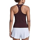 CRZ YOGA Seamless Workout Tank Tops for Women - Athletic Running Gym Sleeveless Shirts Crewneck Racerback Breathable