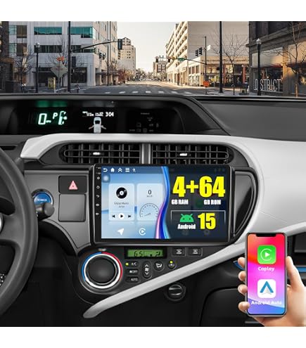 Amazon.com: ZEARLY Touch Screen Car Stereo for Toyota Aqua Prius C