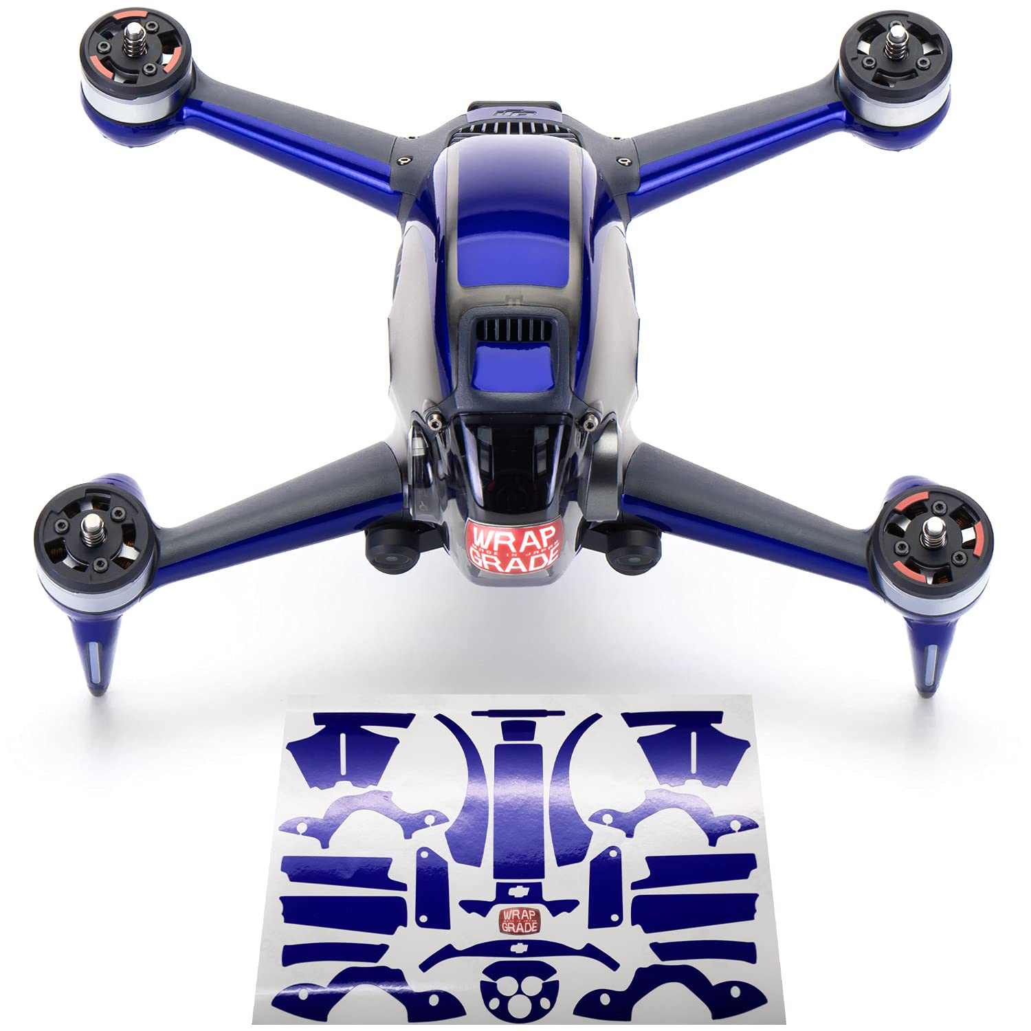 WRAPGRADE Skin Compatible with DJI FPV | Accent Color (STRATOSPHERE BLUE)