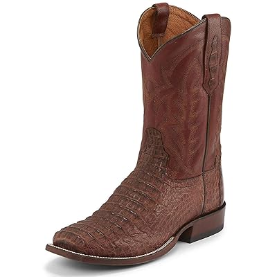 Tony Lama Men's Cognac Caiman Western Boot Square Ghana Ubuy