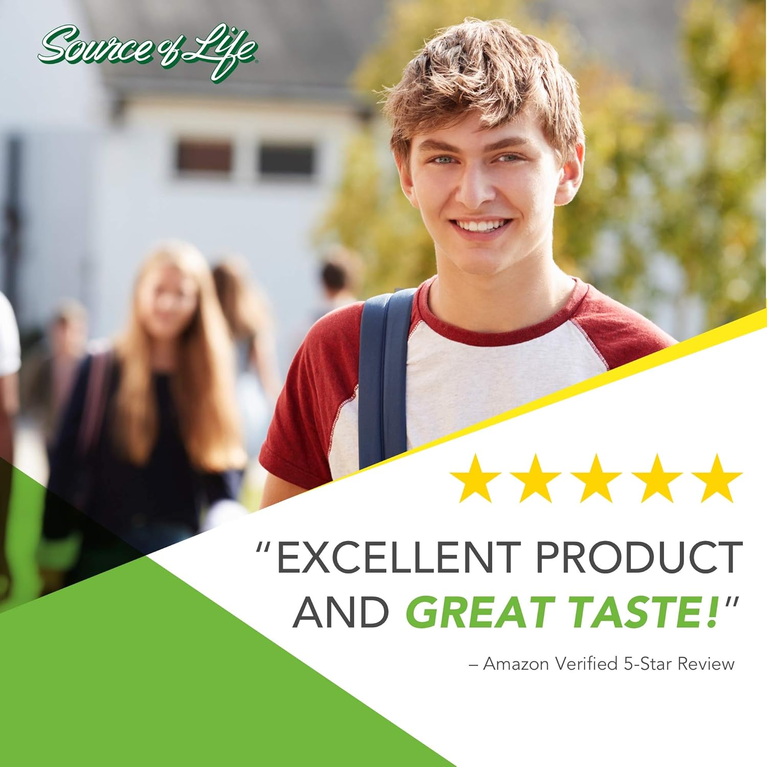 NaturesPlus Power Teen for Him, Tasty Plant Based Chewable Multi Vitamins and Minerals for Teen Boys, Vegan, Gluten Free - Image 3