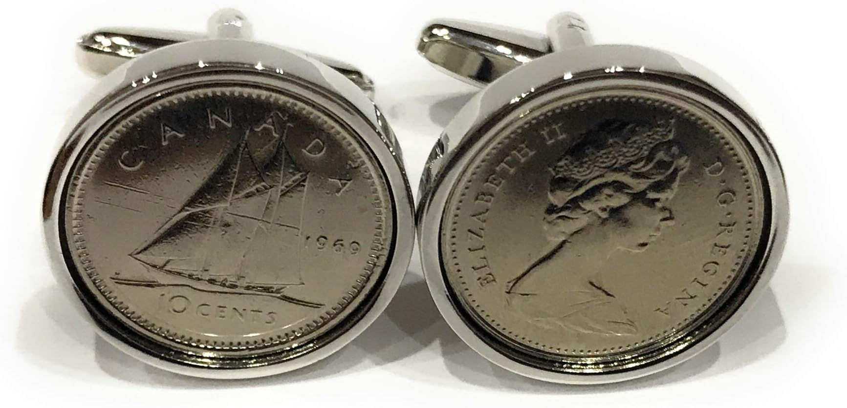 Premium 2003 Canadian Dime for a 17th Birthday or Anniversary cufflinks