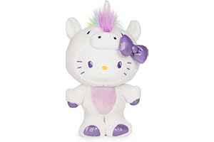 GUND Sanrio Hello Kitty Unicorn Plushie, Kawaii Unicorn Stuffed Animal for Ages 1 and Up, White, 9.5”