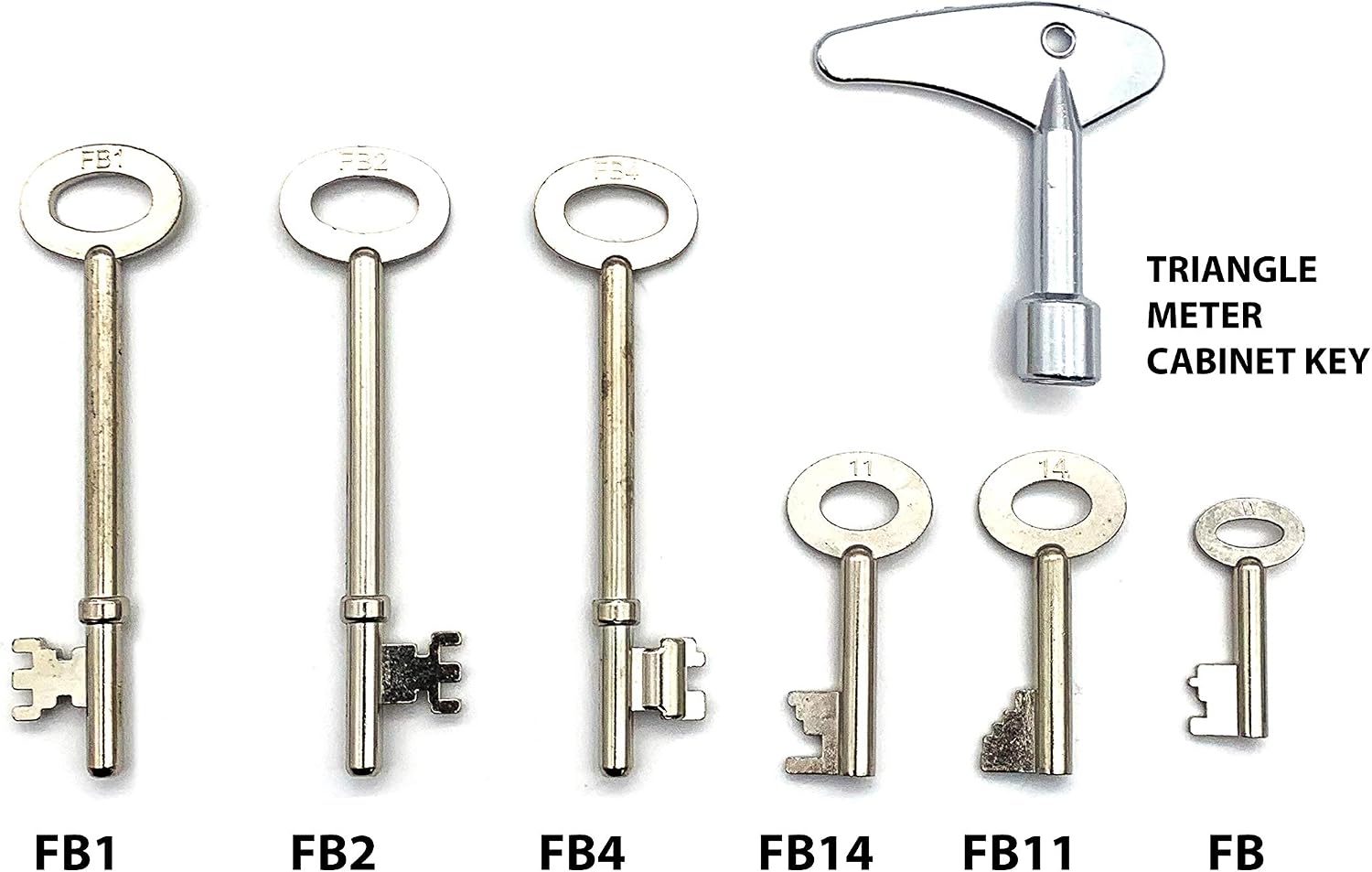 Generic Fire Brigade Key Cabinet, 7 Pieces, 2 Levels, Utility Room, Red, 10mm (W) x 100mm (L) x 2mm (H) - Image 4