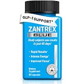 Zantrex Blue Weight Loss Pills, Energy &amp; Appetite Support, GLP-1, 60 Count