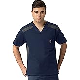 Carhartt Scrubs C15418 Two Tone Slim Fit Six Pocket Top