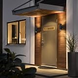 Long Life Lamp Company Black Stainless Steel Up Down Outdoor Wall Light IP65 view 4