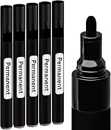 ARTISTRO 5 Oil-Based Permanent Paint Markers Assorted Set Black view 1