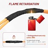 Red Wolf 1In x 50ft Wire Harness Tape Cloth High Temp Self-Adhesive view 6
