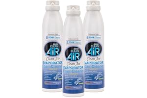 DWD2 Clean AIR® Premium Foaming Automotive Evaporator Coil Cleaner (Lemon) Experience Fresh Clean Air - Renew Your Air Conditioner and Enjoy a Comfortable Driving Experience Today (3 PACK)