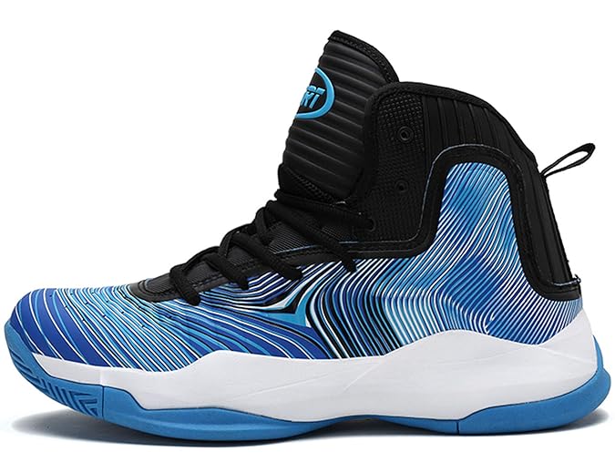 GNEDIAE Herren High-Top Basketball Schuhe Outdoor Anti-Rutsch Sneaker Atmungsaktiv Ausbildung Turnschuhe Sportschuhe Laufesch