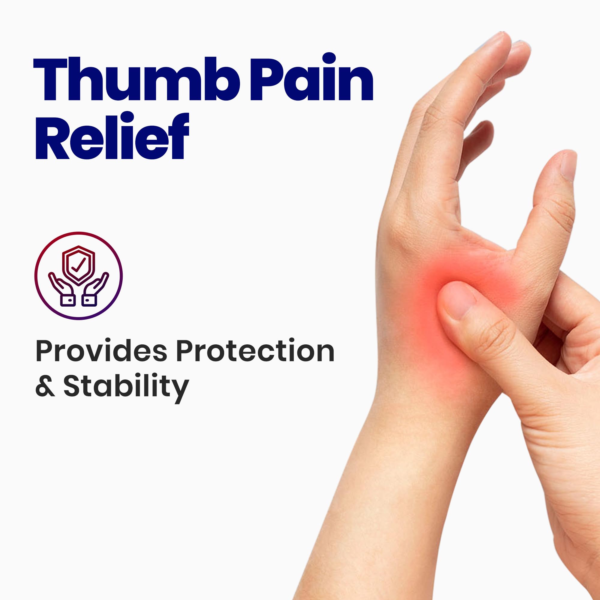 Thumb Brace Thumb Splint CMC I Trigger Thumbs Spica Splint Arthritis Pain Relief & Support I Wrist Brace & Stabilizer For Joint Tendonitis Tenosynovitis I Hand Braces Left & Right Hand