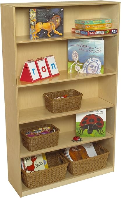 Amazon Com Childcraft Adjustable Bookcase 5 Shelves 35 3 4 X 11