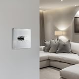 BG Electrical Intelligent Single Wall Dimmer Switch 2 Way Polished Chrome 200W view 7