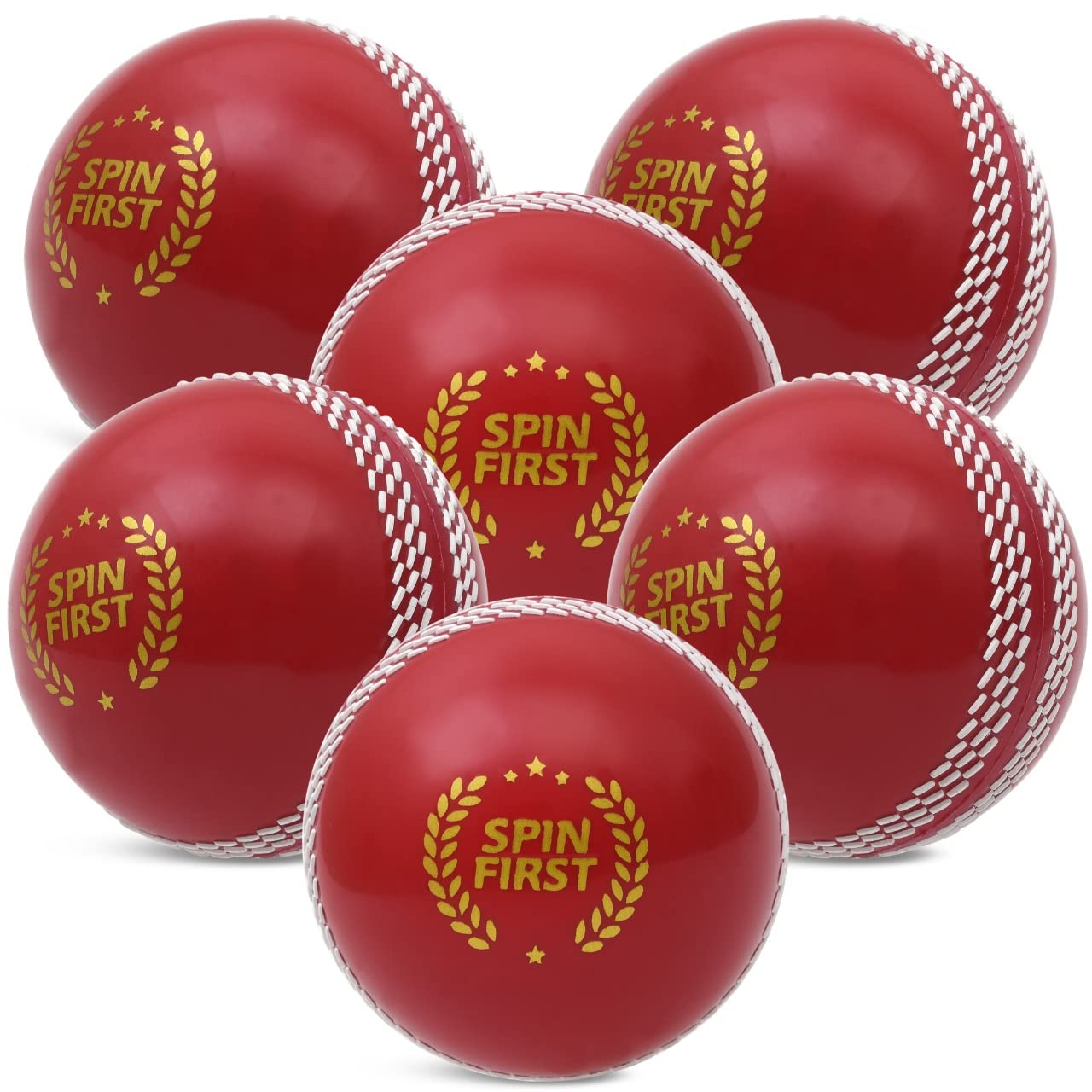 ADS SPORTS Wind Cricket Balls - Air Hollow Practice Balls - Indoor & Outdoor Soft Training Cricket Ball For Coaching Practice (Red)