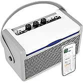 MOOER SD10i AI Practice Guitar Amplifier Combo 10W with Smart Effects App, Stero Sound Portable with LED Light, 49 Effects Types, 52 Amp Models, Loop, Drum Machine, Tunner (Grey)