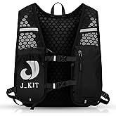 Running Hydration Vest,Running Vest with Phone Holder Pouch & Water Bottle Holder,Adjustable Belt,Hydration Vest for Men and Women