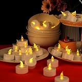 TEECOO LED Tea Lights 12 Pack Battery Operated Flameless Candles 3.4cm Dia view 7