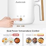Audecook 1.5L Electric Hot Pot Non Stick Mini Cooker Shabu Skillet view 4