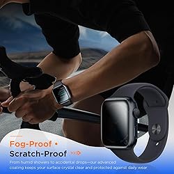 LK 4 Pack for Apple Watch Screen Protector 45mm
