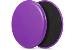 Dual Sided Exercise Sliders Core Workout Gliding Discs For Home Gym Pilates Yoga And Fitness Training 2 Pack