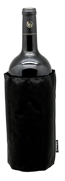 Vin Bouquet Kühlmanschette, Nylon, Bordeaux und Schwarz, 18,5 x 16 x 2 cm