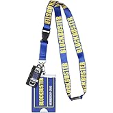 Blockbuster Video Membership Card ID Badge Holder Lanyard and Rubber Charm Pendant