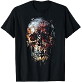Skull Costume Halloween Spooky Art Skull T-Shirt