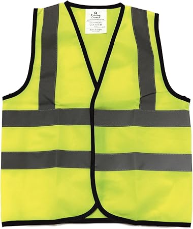 Gilet De Sécurité Haute Visibilité Pour Enfant Jaune 2 3 Ans 1