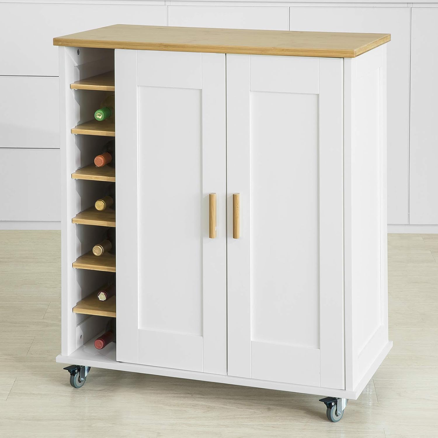Arredamento SoBuy Mobile Cucina Credenza Soggiorno Moderna Bianco con