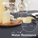 Deconovo Water Resistant Oxford Tablecloth 59x59in Square Polyester view 5